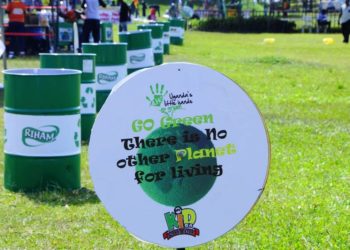 Riham announces litter bin recycling project in conjunction with Kampala capital city authority