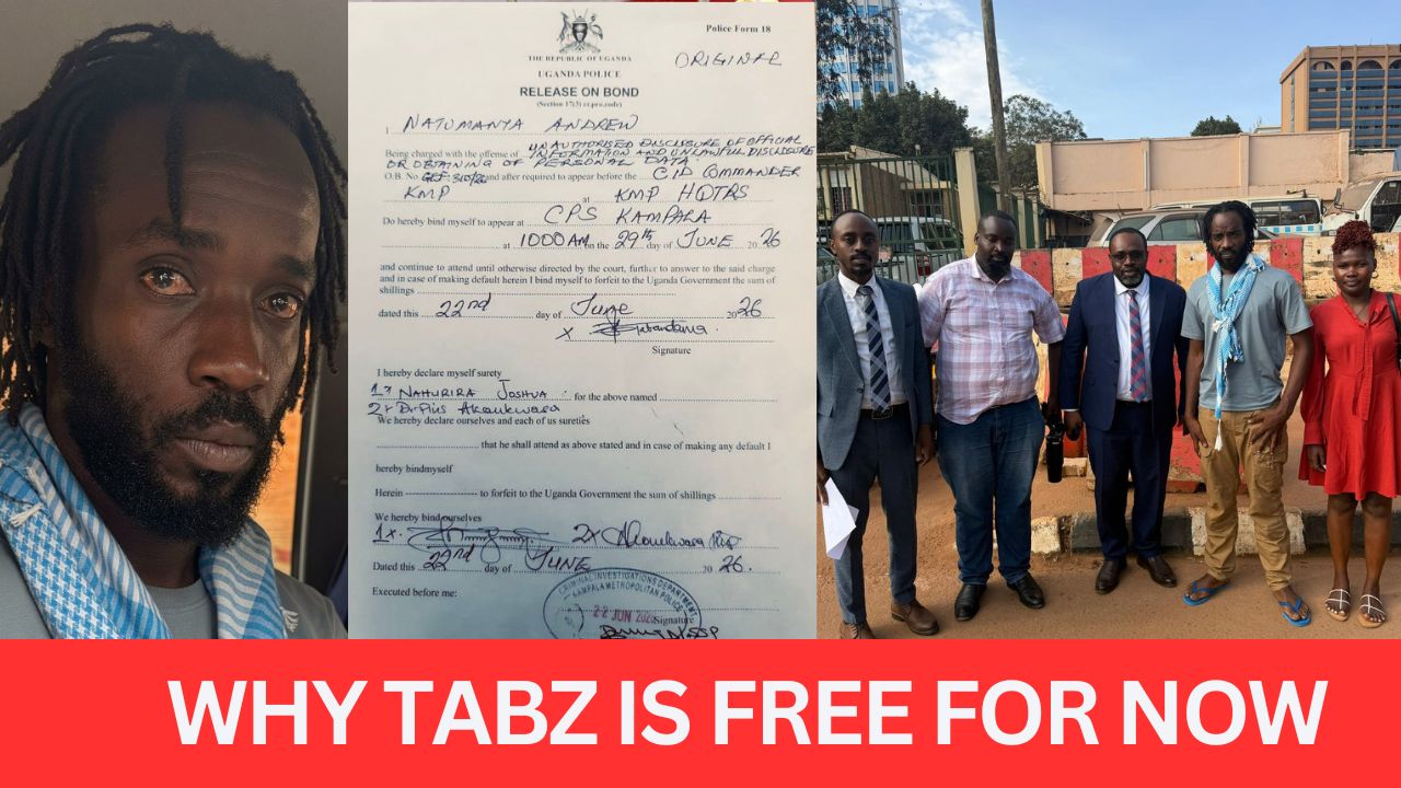 WHY TABZ WAS RELEASED! Security insiders claim investigators had already obtained what they wanted before freeing NUP photographer “Ninye Tabz”