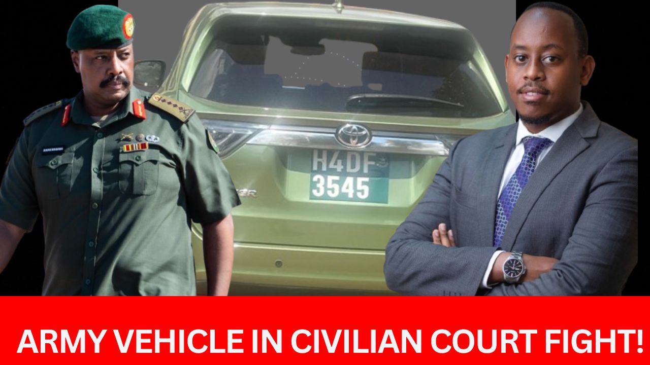 WHO SENT THE MILITARY VEHICLE? Civilian Advocate’s Dramatic Arrival at Police Station Fuels Controversy in Shs4 Billion Sarick-Stanbic Dispute. Questions Mount Over UPDF Asset Use as Court Appeal and Investigations Into Property Removal Continue