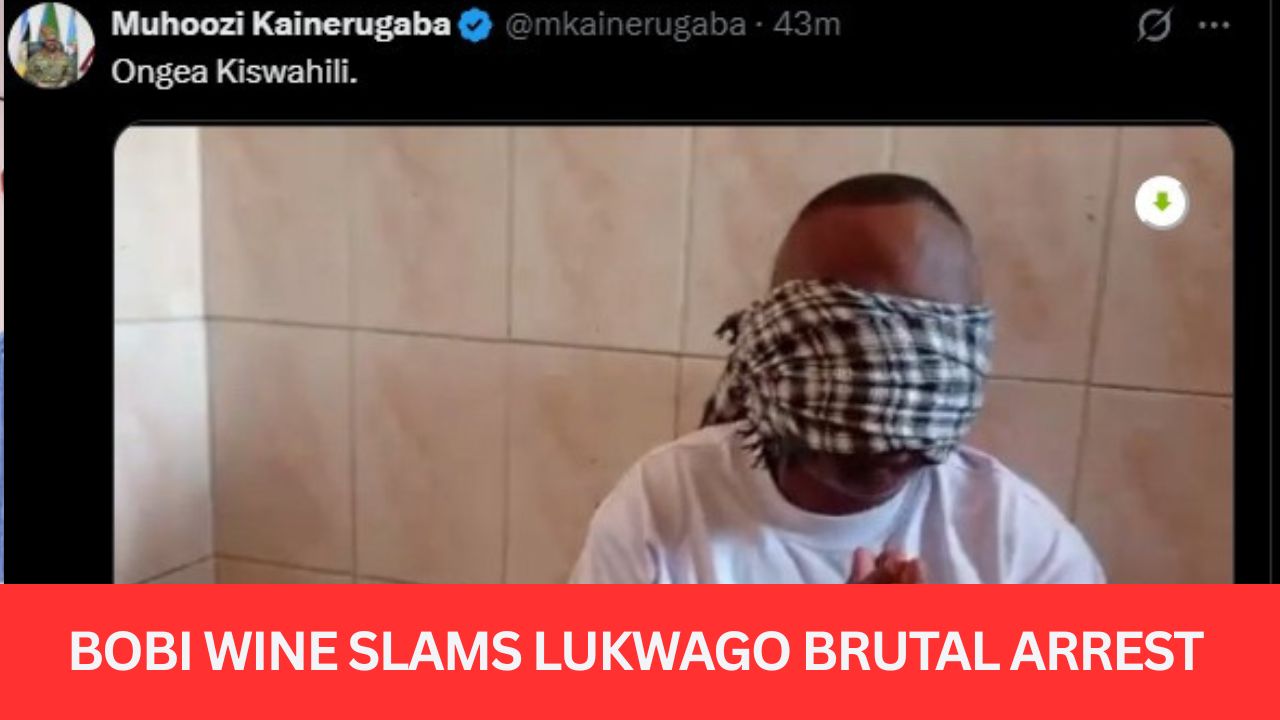 MUHOOZI POSTS BLINDFOLDED LUKWAGO PHOTO! Image of detained opposition lawyer ignites national outrage, questions mount over his health, whereabouts and treatment in military custody