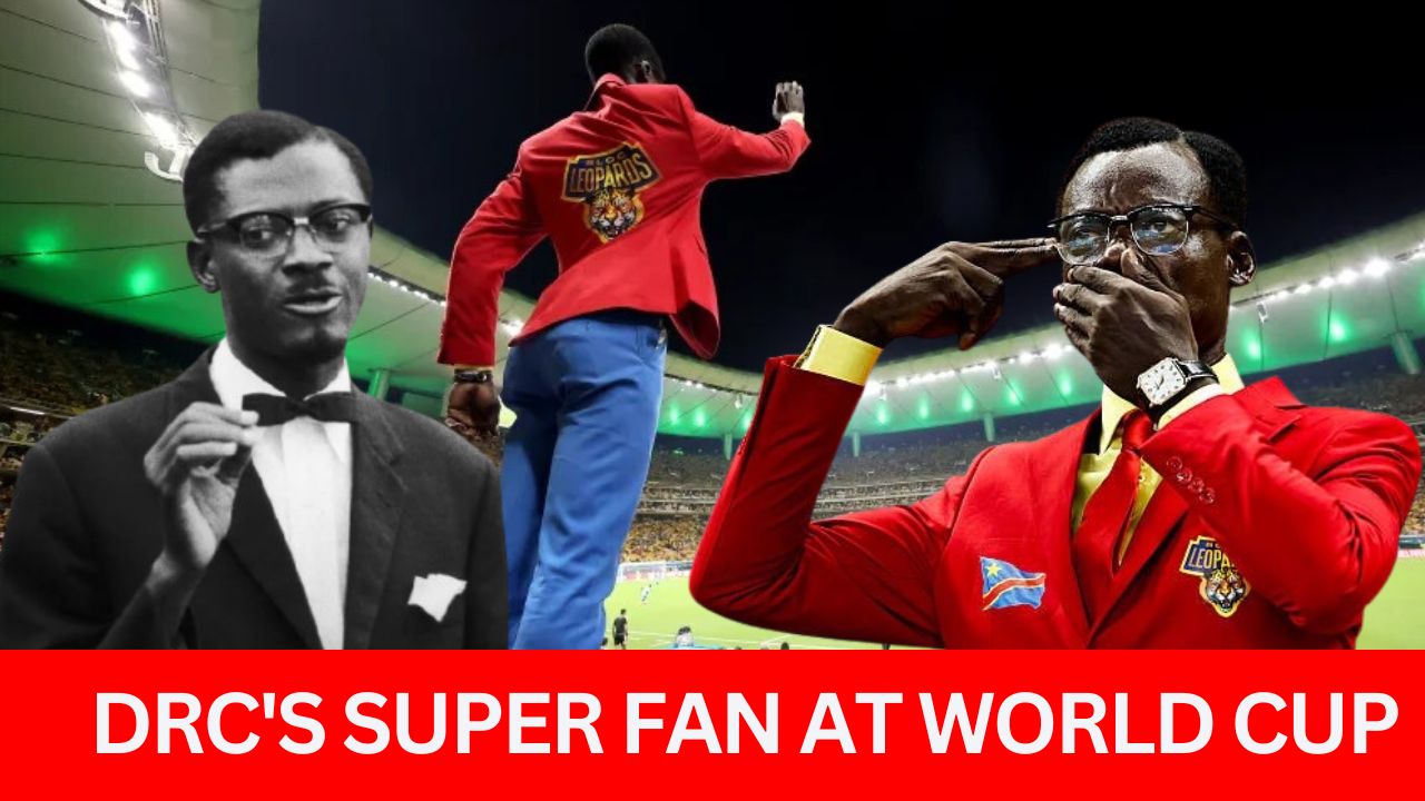 ‘I AM A LIVING STATUE’: How DR Congo’s most famous soccer fan is keeping Patrice Lumumba’s legacy alive