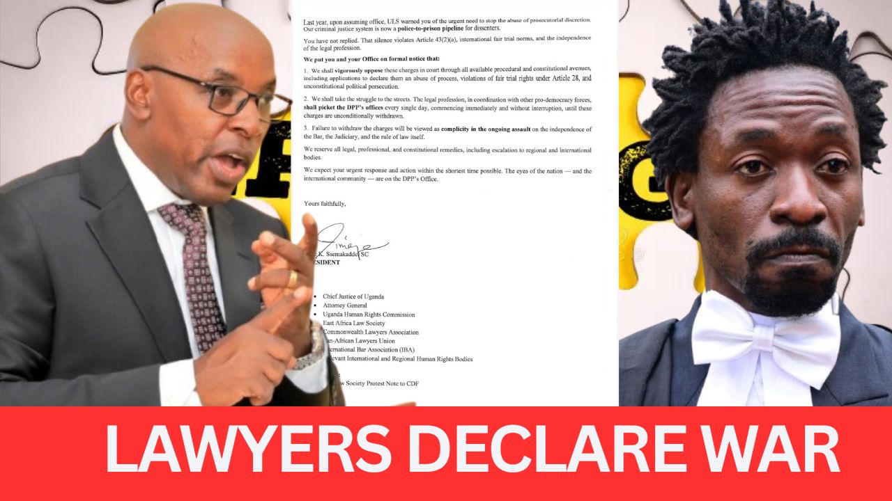THEY TOUCHED THE WRONG LAWYER! ULS Rallies Behind Lukwago After Dramatic Court Appearance, Nationwide Strike Looms Unless Government Withdraws Charges