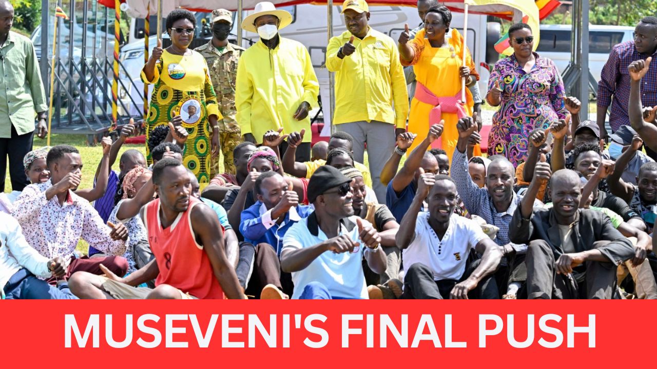 MUSEVENI STORMS KALANGALA! President makes last-minute pitch for NRM’s Idah Nabayiga ahead of crucial by-election, pledges new ferries, electricity