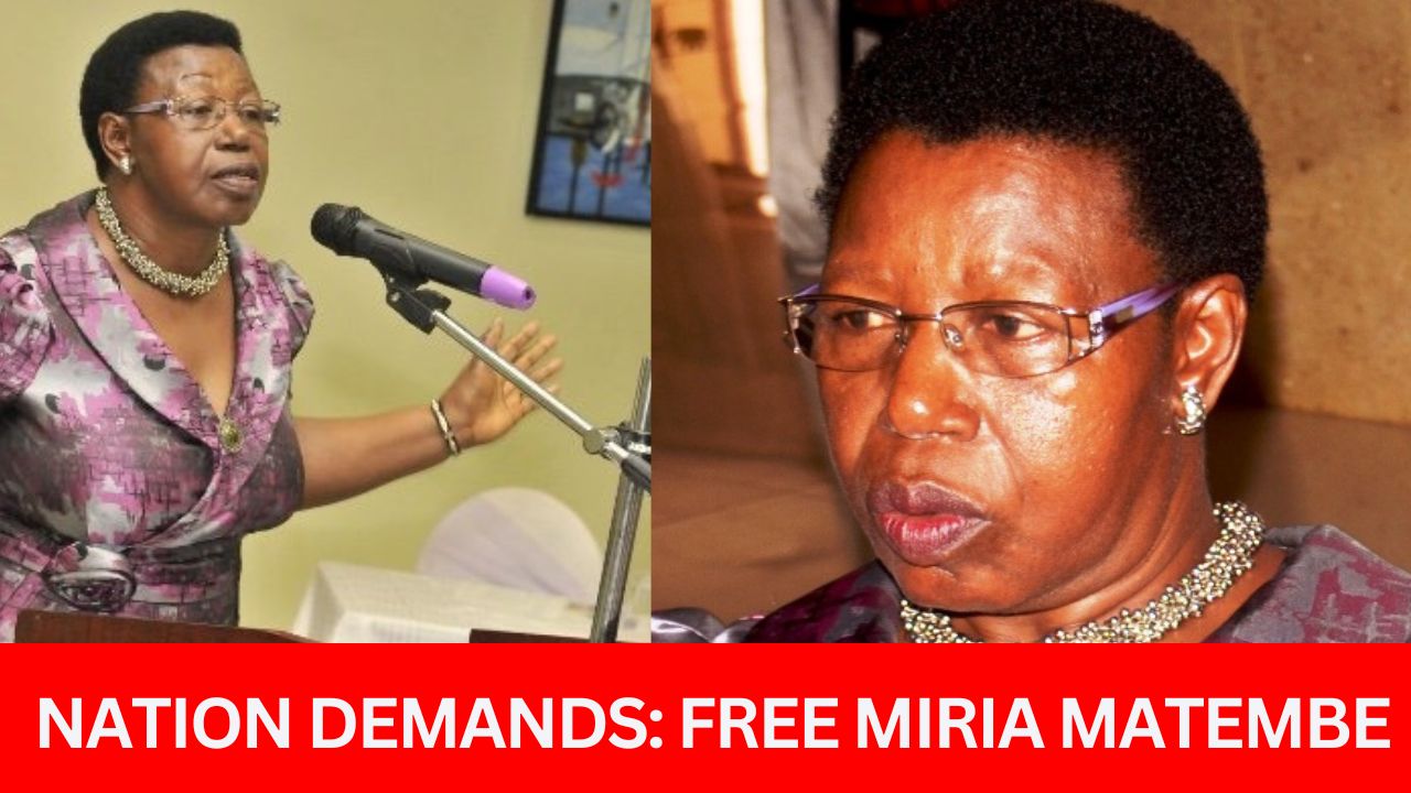 WHERE IS MIRIA MATEMBE? Public outrage mounts amid official silence, with Ugandans calling for the immediate disclosure of the veteran politician’s location.