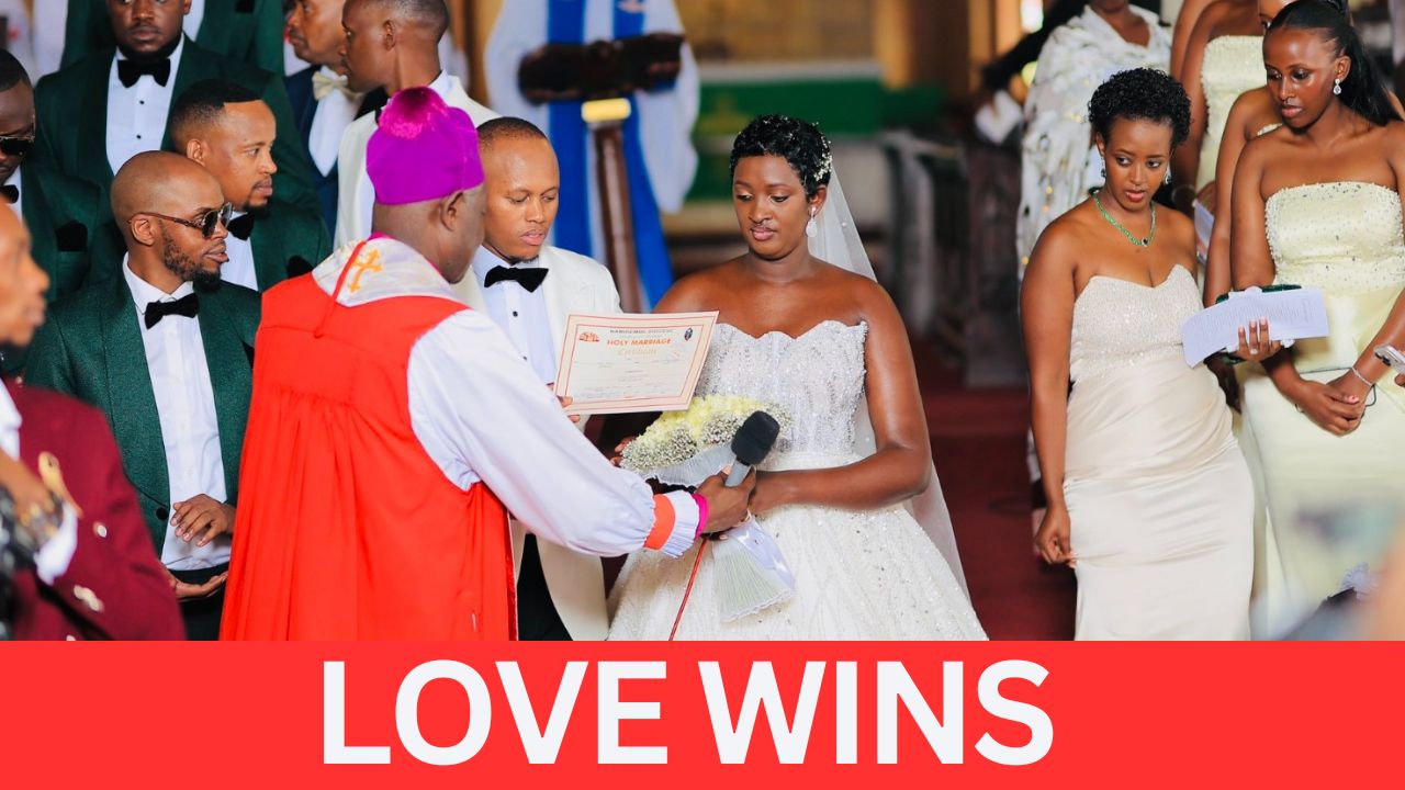 LOVE AT THE ALTAR! Frank Mwesigye and Natasha Seal Their Forever at Namirembe. Political leaders, friends and family witness joyous church wedding before Kigo celebrations