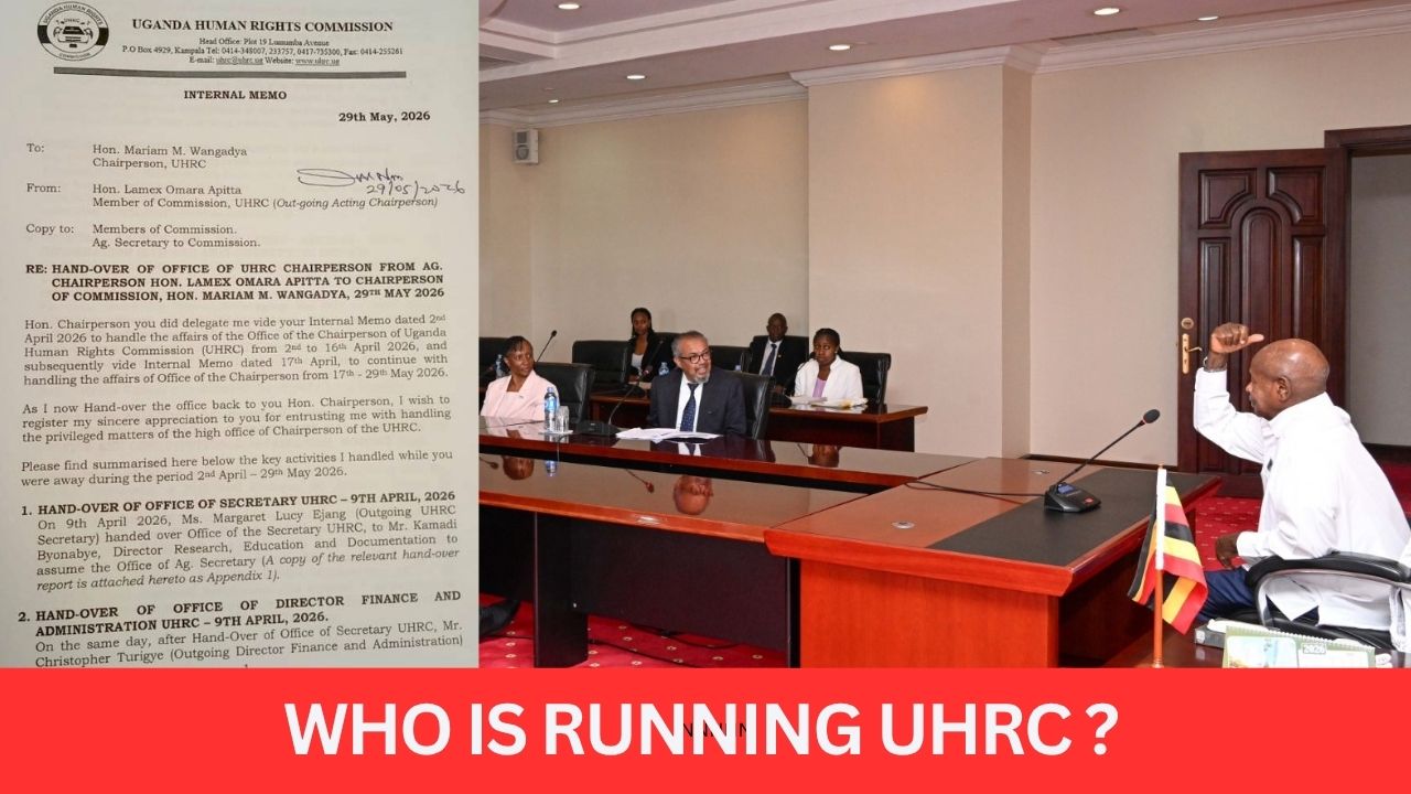CRISIS ROCKS UHRC! Chairperson Wangadya’s Extended Absence Throws Human Rights Body Into Turmoil, Staff Raise Concerns as Acting Leaders Shuffle Roles Amid IGG Corruption Probe