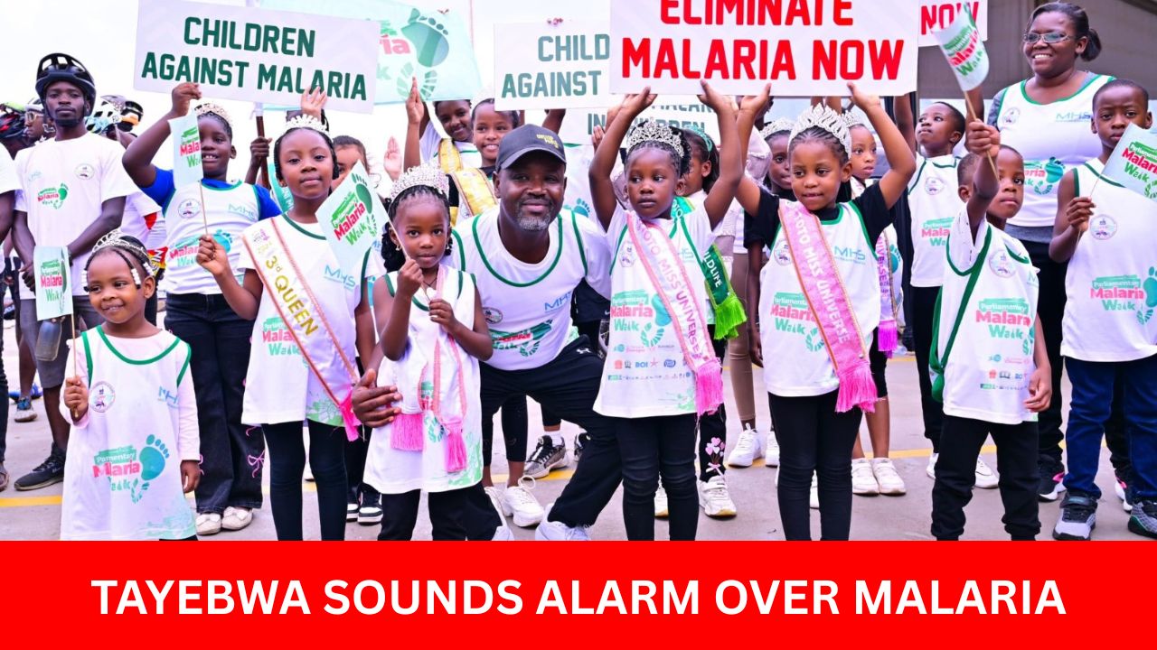 PARLIAMENT STEPS UP WAR ON MALARIA! Tayebwa leads annual 5km walk, rallies Ugandans to take personal responsibility. Climate change, child deaths and stronger local health capacity dominate renewed call to end the disease