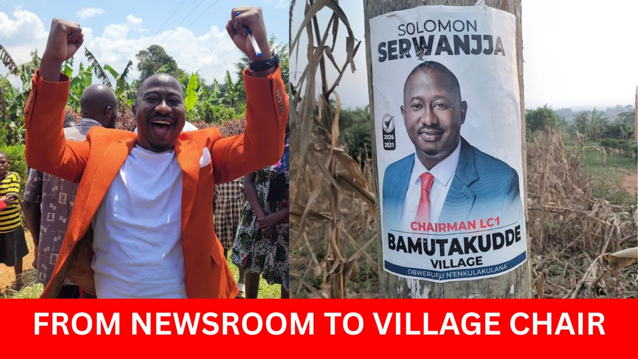 ONE VOTE THAT CHANGED EVERYTHING: Journalist Solomon Serwanjja wins Bamutakudde LC1 chair race by the slimmest margin. Independent candidate beats NUP rival 106-105 in dramatic Mukono showdown