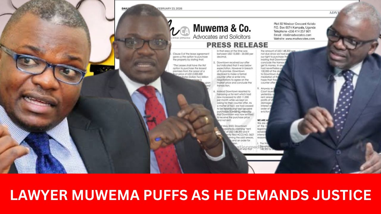 THEY CAME TO EVICT, THEY LEFT WITH OUR MONEY’ Muwema Claims Police Watched as Cash, Land Titles and Valuables Vanished. Law Firm Seeks Shs12 Billion Over Alleged Illegal Kololo Eviction and Looting