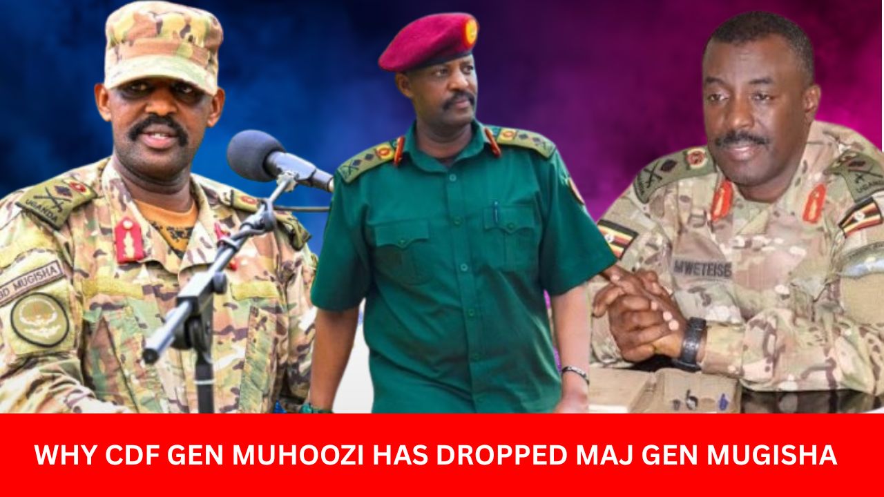 THE ISNIDE STORY: Why CDF Gen Muhoozi Kainerugaba Has Appointed New SFC Commander. In the mini-reshuffle Brig Gen Nyakikuru Elevated to Acting Major General replacing Mag Gen David Mugisha