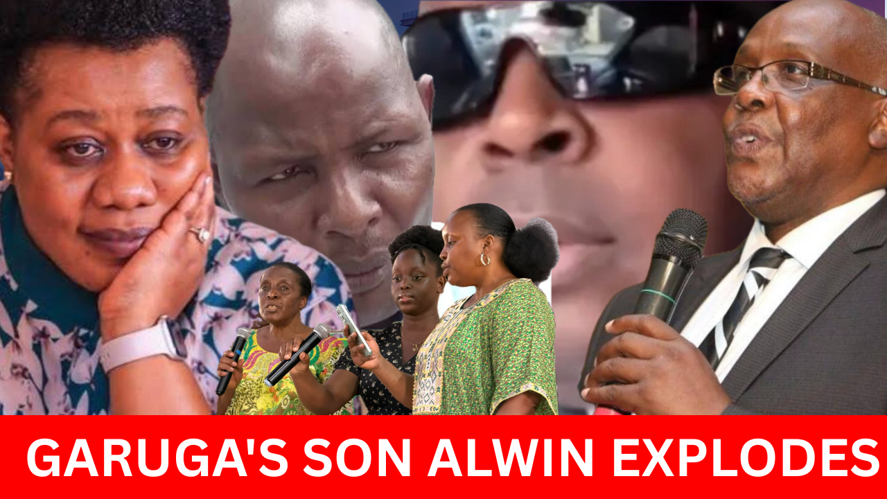 GARUGA’S SON ALWIN ACCUSES MOTHER OF MURDER: In A Mouthwatering Video Posted On Social Media, Alwin Claims Peace And Others Killed His Father Over Shs200bn Compensation, Vows Court Battle.