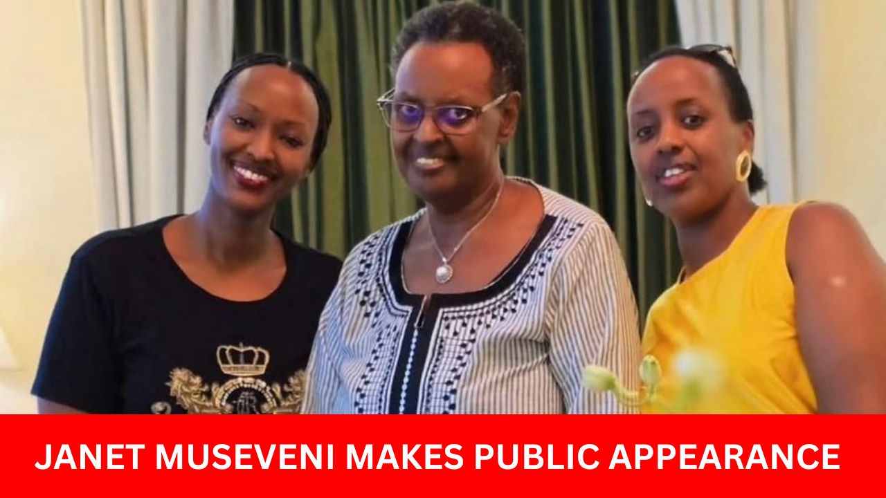 JANET MUSEVENI BREAKS SILENCE WITH RARE FAMILY APPEARANCE: First Lady steps into the public eye alongside daughters Natasha and Diana after months away amid health concerns. Ugandans welcome her return with prayers, gratitude and wishes for complete recovery