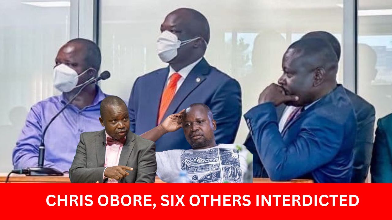THE INSIDE STORY: WHY THE IGG HAS ORDERED OBORE INTERDICTION Chris Obore, Six Senior Parliament Officials Ordered Out of Office Over Corruption Charges Anti-Graft Agency Says Interdictions Will Protect Investigations as Public Demands Accountability