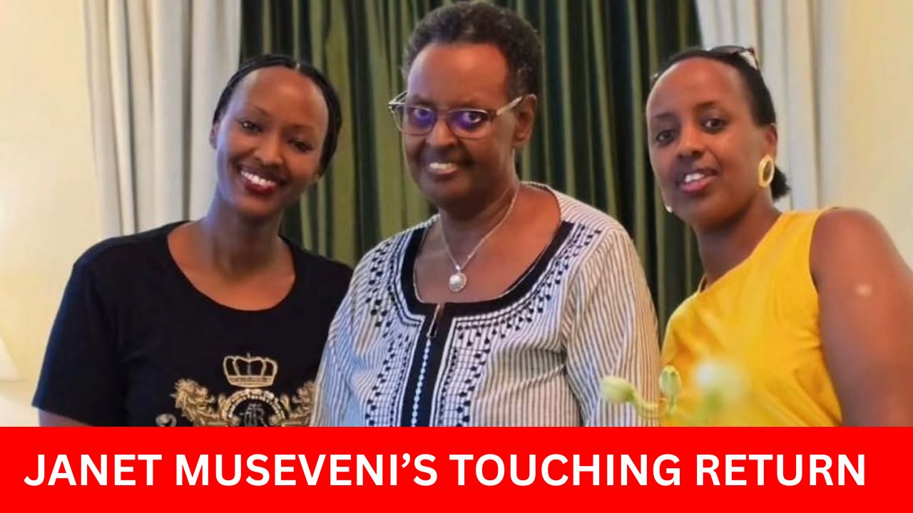 JANET MUSEVENI BREAKS SILENCE WITH RARE FAMILY APPEARANCE: First Lady steps into the public eye alongside daughters Natasha and Diana after months away amid health concerns. Ugandans welcome her return with prayers, gratitude and wishes for complete recovery