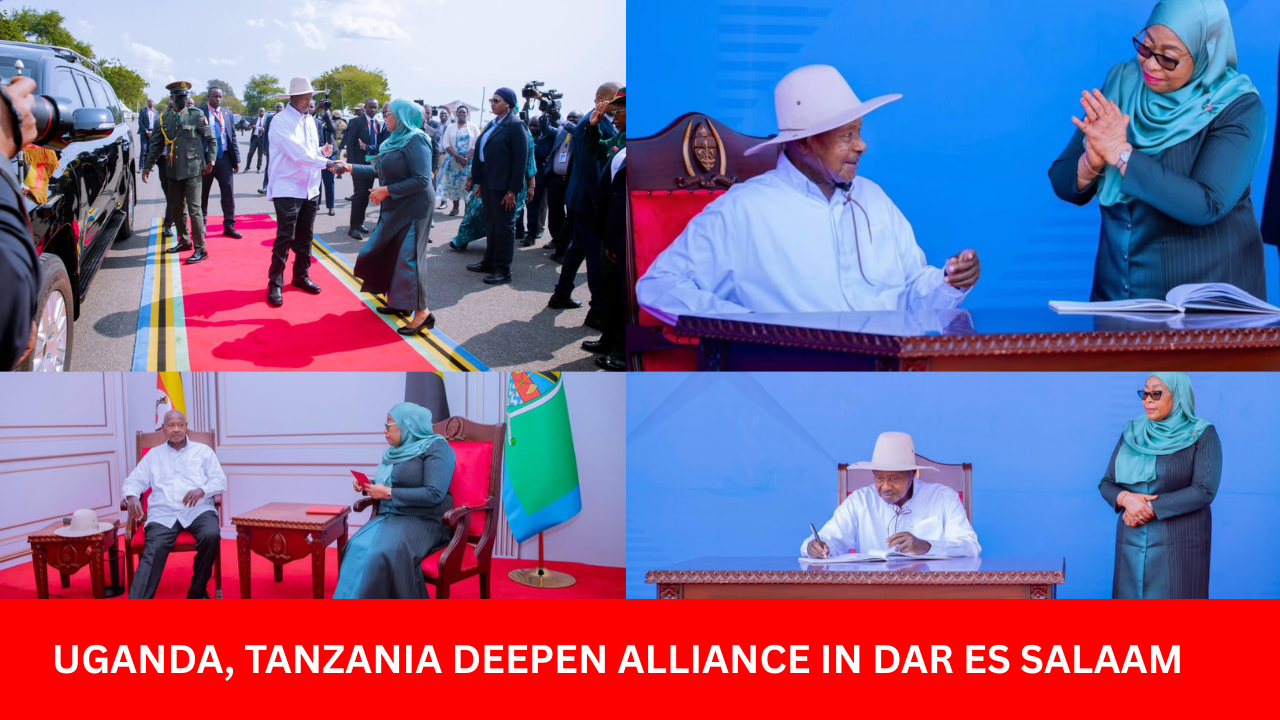 MUSEVENI, SULUHU SEAL STRATEGIC ENERGY PACT: Uganda, Tanzania sign landmark Tanga Regional Energy Hub agreement to strengthen oil, trade and regional integration. Two leaders pledge deeper cooperation as bilateral ties enter a new era of economic partnership.