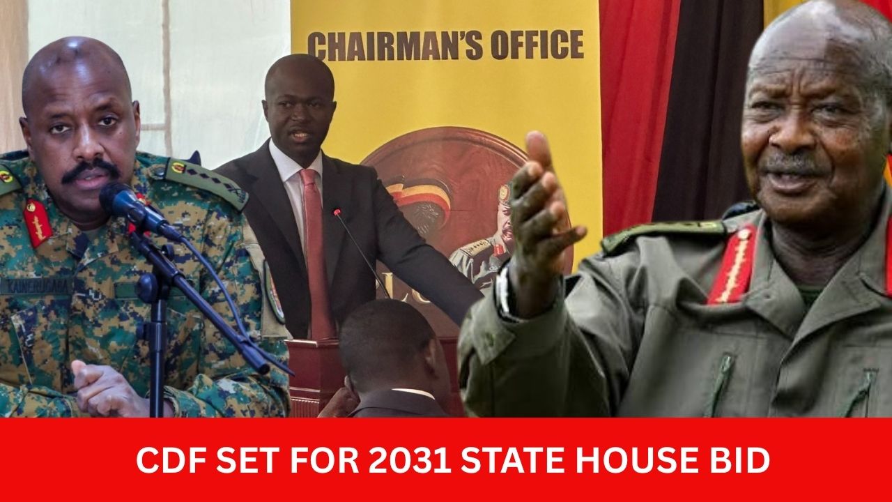 MUHOOZI 2031 PROJECT! THE GRAND PLAN TO TAKE STATE HOUSE: PLU Mobilises Behind CDF as Kabanda Confirms Presidential Bid. Questions Grow over Military Retirement and Museveni’s Role in the Succession Plan