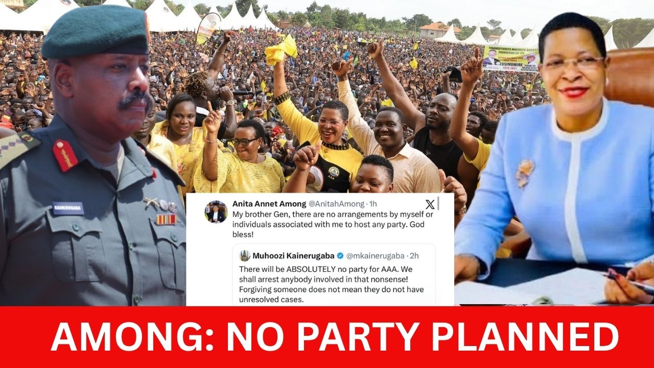 MUHOOZI WARNS: NO PARTY FOR AAA: CDF Gen Muhoozi Kainerugaba Threatens Arrests Over Alleged Celebration For Anita Among As Organiser Says Circulating Video Was Edited