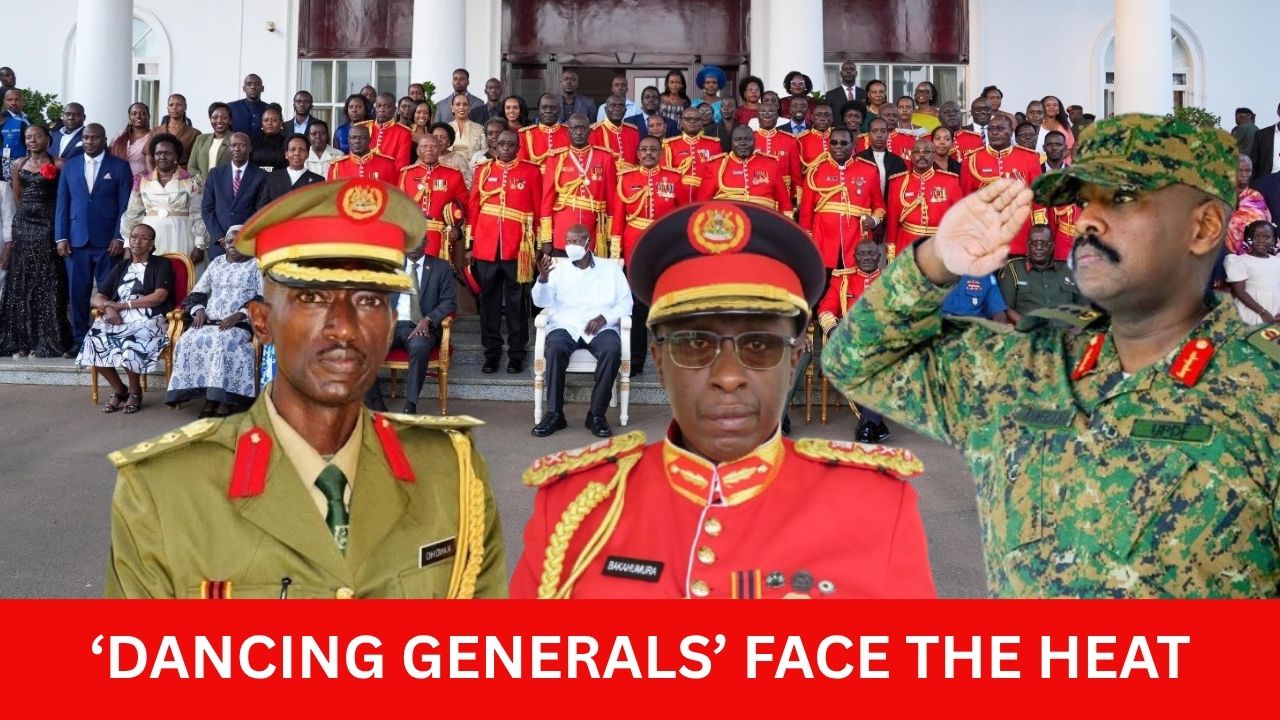 MUHOOZI ARRESTS TWO DANCING GENERALS: Former Intelligence Chief Bakahumura And Ex-CMI Boss Kandiho Reportedly Detained As CDF Intensifies Crackdown On Retired Generals