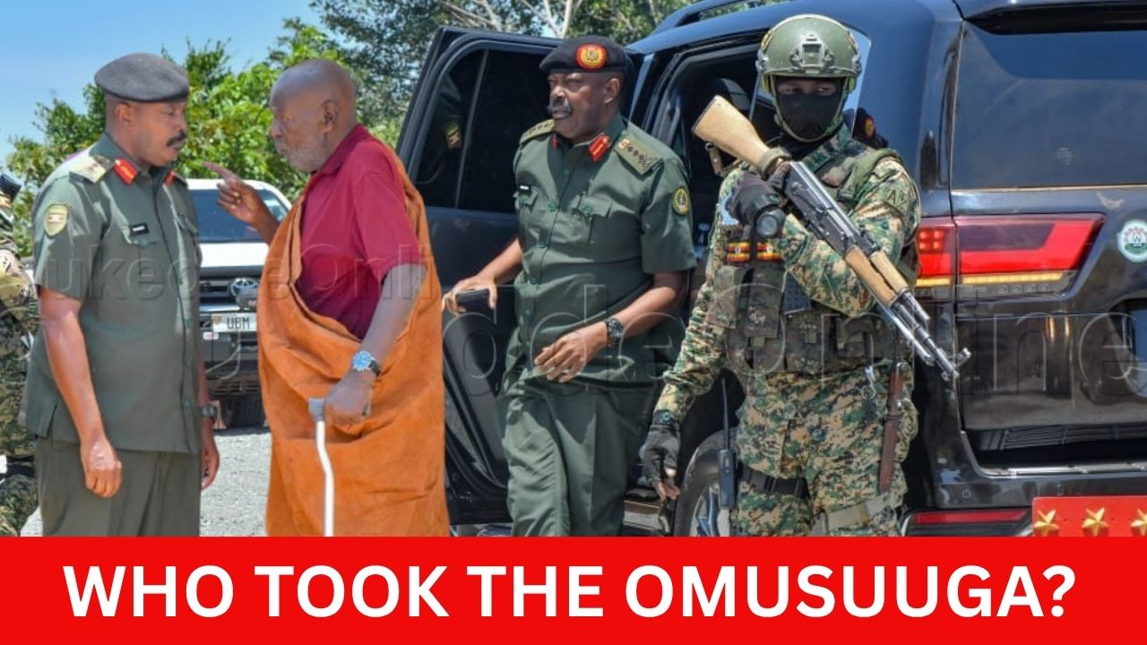 OMUSUUGA WHISKED AWAY FROM PALAACE! Military Vehicle Linked To Land Forces Commander Lt Gen Kayanja Muhanga Leaves Palace At Speed After Closed-Door Meeting, Sparking Anger And Uncertainty Among Tooro Elders