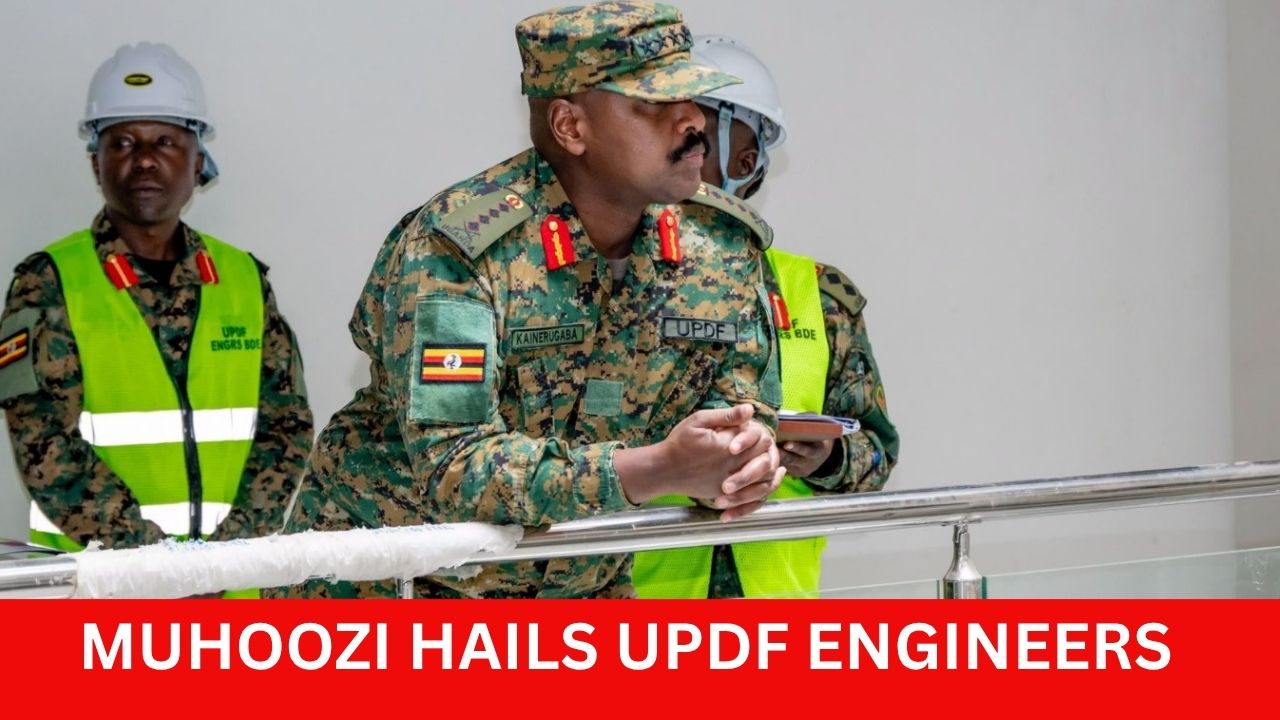 WELL DONE UPDF ENGINEERS: 87% New Defence Headquarters Complete, Gen Muhoozi Kainerugaba Commends Engineers For Speeding Up The Modern Twin-Tower Complex At Mbuya