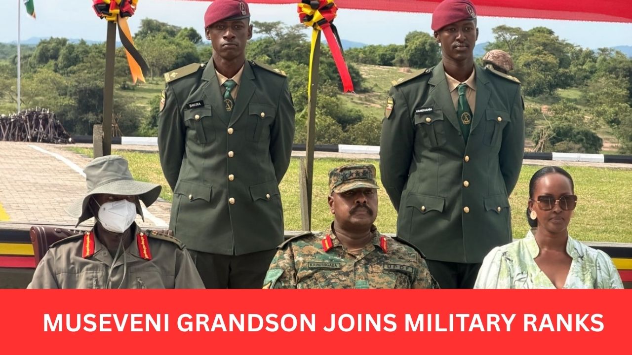 MUSEVENI COMMISSIONS GRANDSON INTO UPDF: Ruhamya Kainerugaba’s Commissioning At Kabamba Puts Three Generations Of The President’s Family In The Military, With His Father, Gen Muhoozi, Serving As CDF